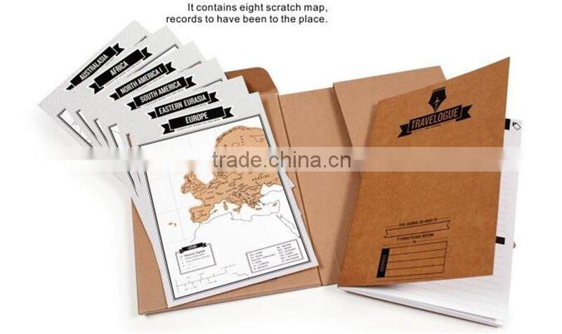 CT-595 the new travel journal including eight tourism map TRAVELOGUE Tour player map