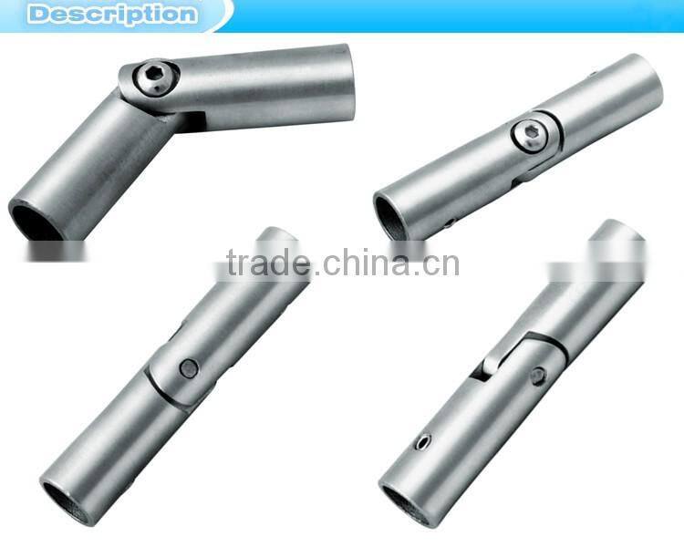 hot sale Stainless steel round tube connector