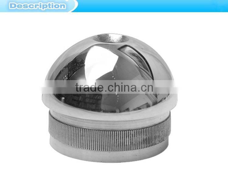 ballustrade handrail end caps/stainless steel handrail end caps EC-07