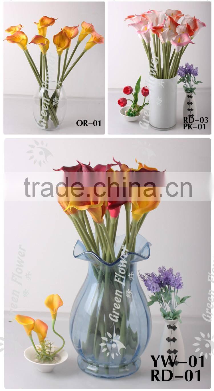 2016 M Calla Lily Artificial Flowers Real Touch Home Decorative Flowers Wreaths Flowers gift for Wedding Party Decoration