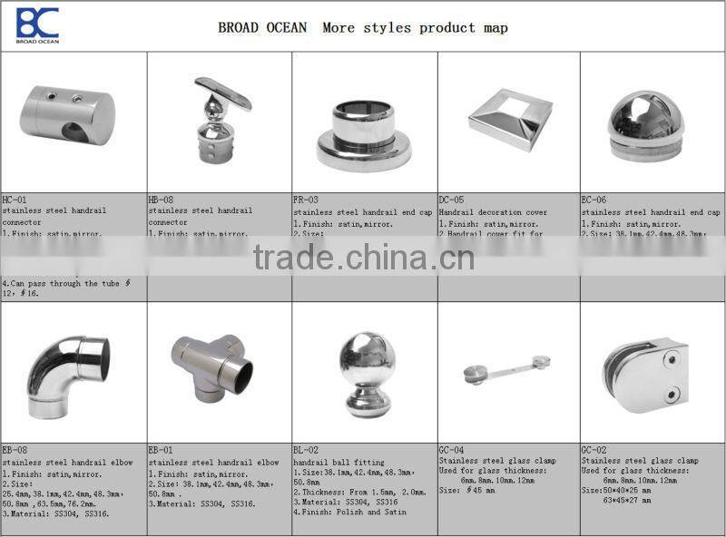 RP-118 Cheap and reliable, glass balcony railing