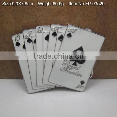 wholesale men's 35mm metal plate belt bucklewith Rhinestones