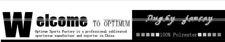 100% polyester Sublimation Custom Rugby Jerseys