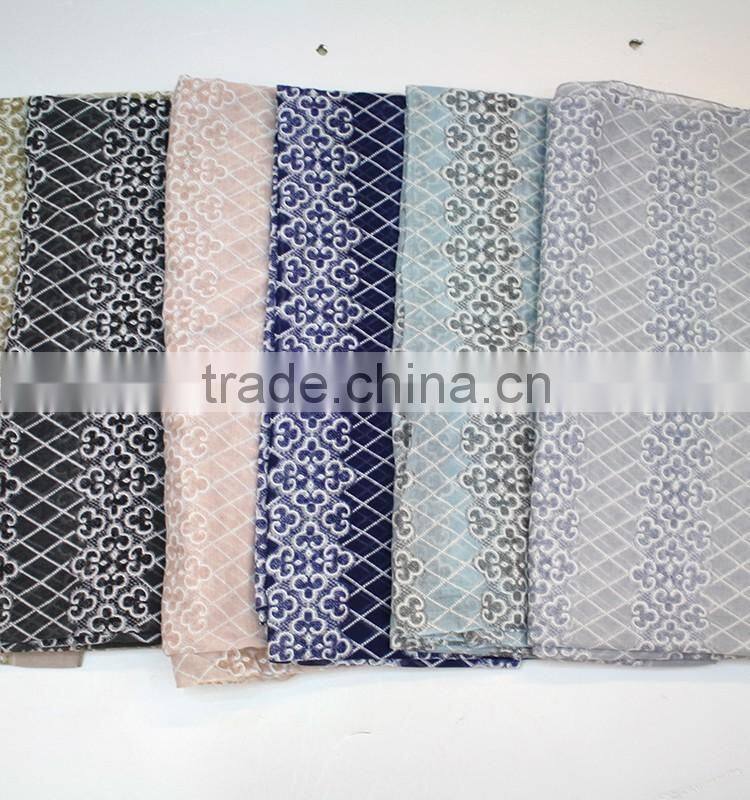 2016 lace cotton scarf hot selling