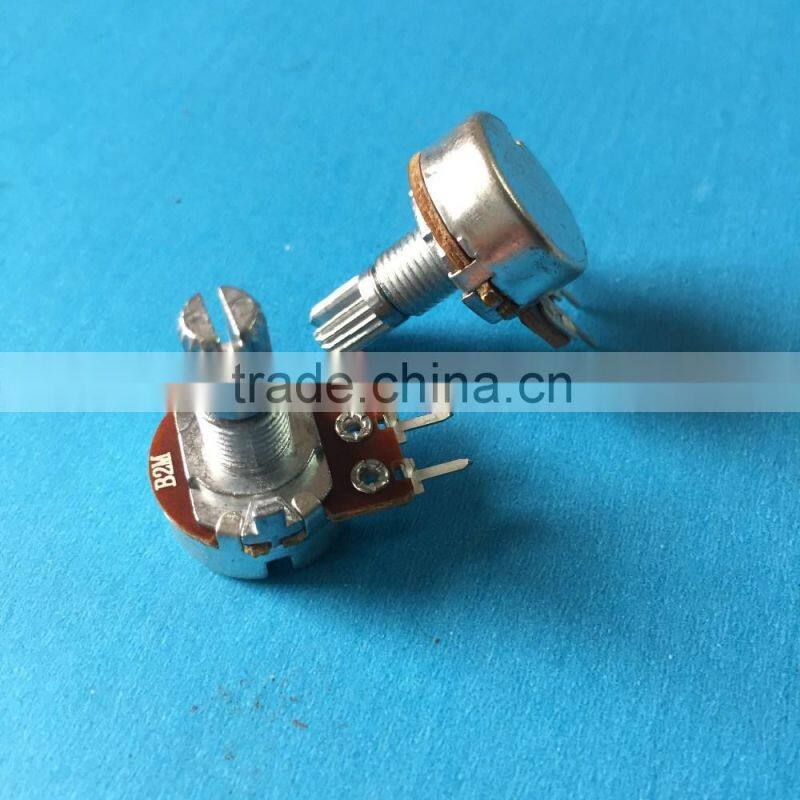 1K 5K 10K 20K 50K 100K 200K 250K 500K linear alps guitar rotary potentiometer with push switch