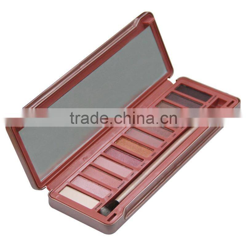 Hot Selling NK Makeup Eye Shadow 12 Colors Eyeshadow Palette with Brusher