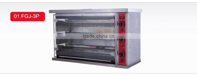 Well praised gas commercial rotisserie chicken equipment for sale