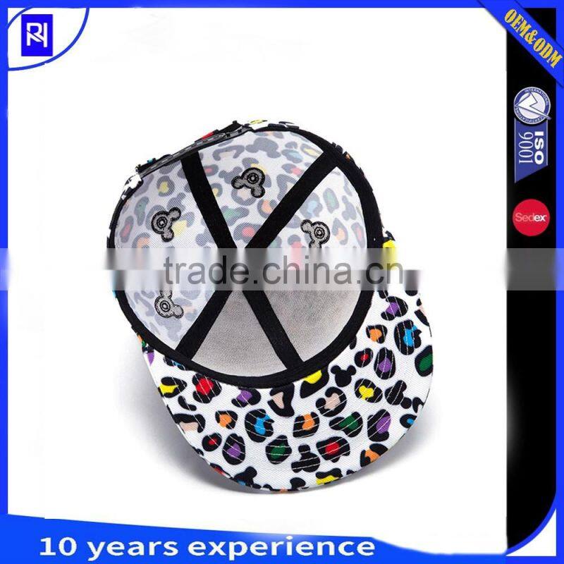 Design Custom Printing logo Snapback Caps and Hats printing 6 panel hats
