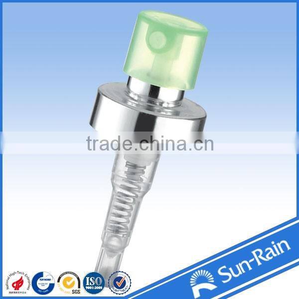 shiny silver perfume atomizer perfume pump,crimp pump perfume sprays