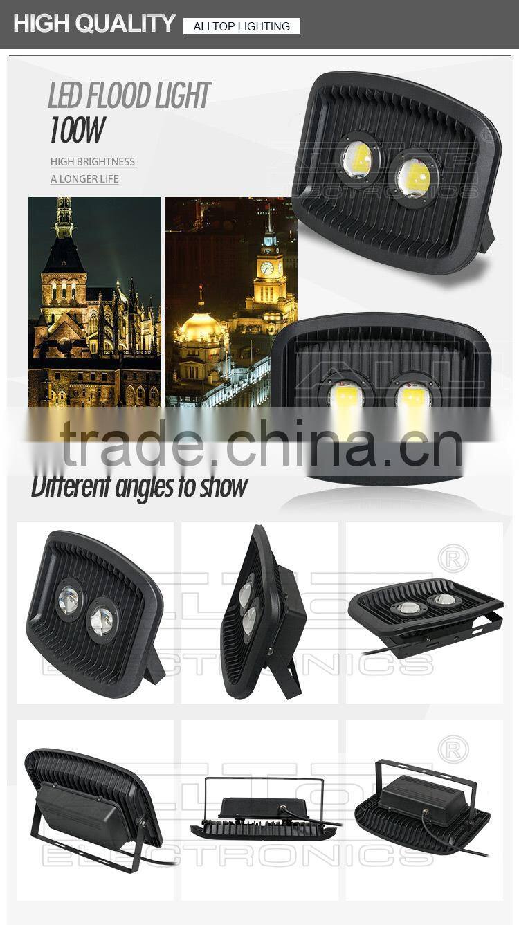 High lumen aluminum cob 100w ul led flood light