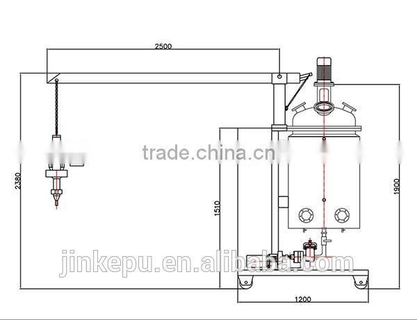 2016 Low Pressure Polyurethane Foam Spraying Machine