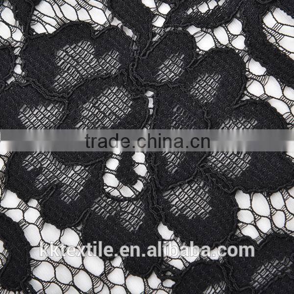 50% cotton, 40% rayon 10% Chinlon high quality lace fabric guipure lace fabric #12111