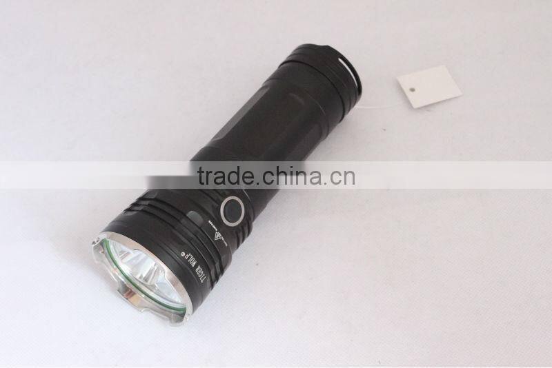 waterproof high power xml t6 led flashlight aluminum torch light