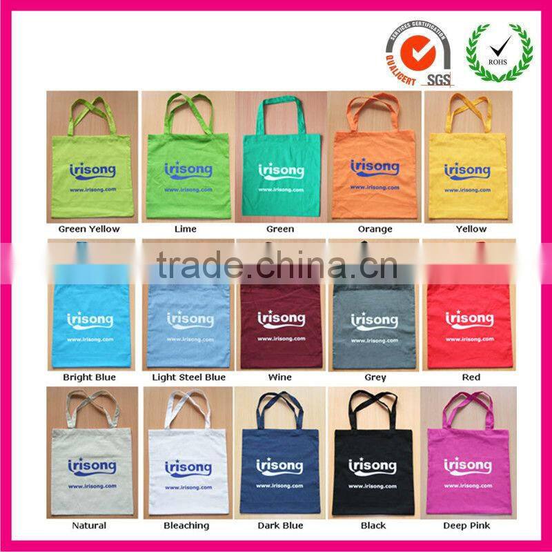 12 OZ cotton canvas tote bag natural 19x15x5 canvas shopping bag