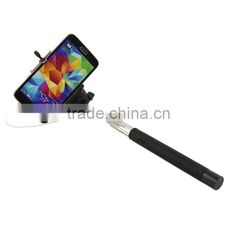 Z07-5 extendable aluminum cable take pole selfie stick cheap price