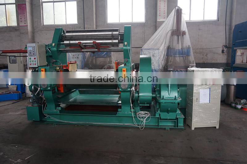 Competitive XK-450 open rubber mill for making eva mat production line / fine quality open mixing mill for rubber