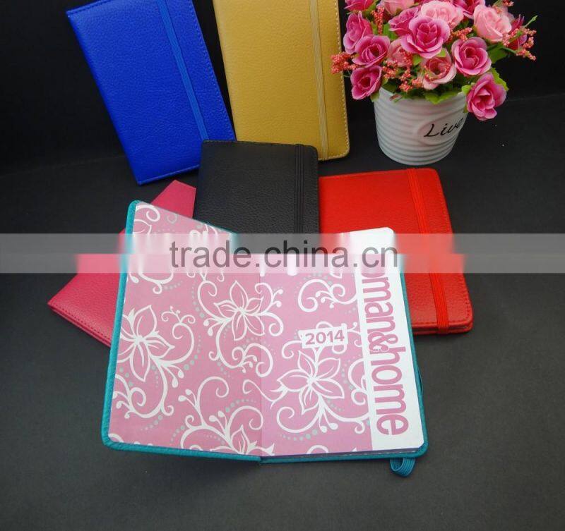 various color pu cover a6 diary