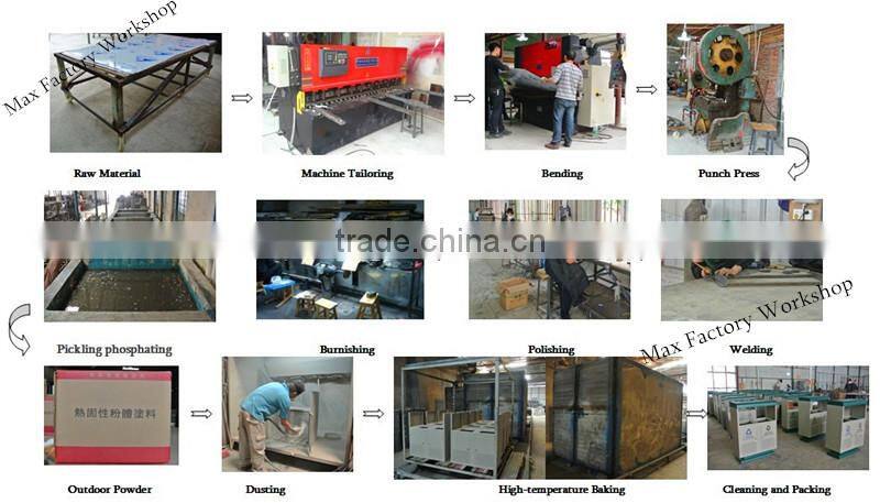 Max-HK14 School/Park/Apartment Open Air Recycling Waste Dustbin