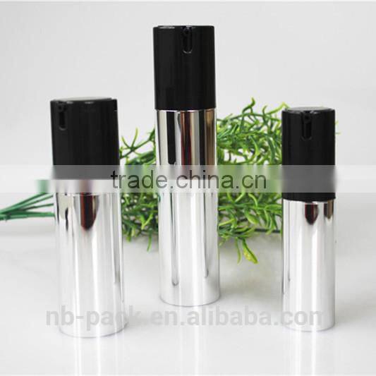 New product airless cosmetic bottle 30ml airless bottle packaging cosmetic airless pump bottles