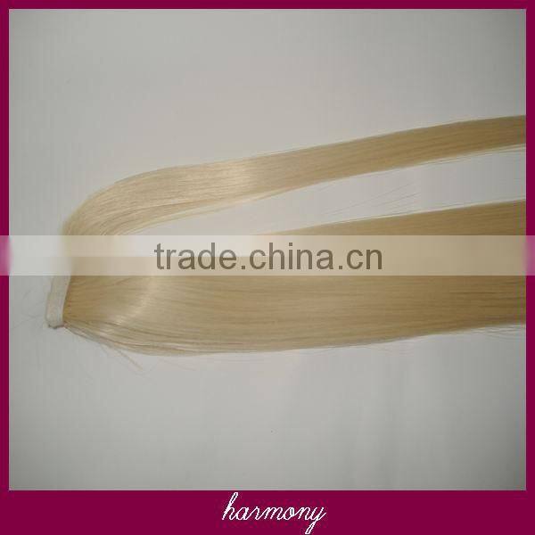 Hot Sale remy clip in pony tail with 22" in 100G, more color on stock