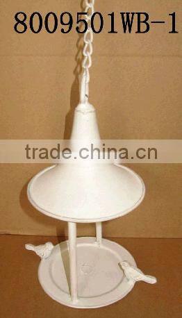 Garden decorative metal hanging bird feeder