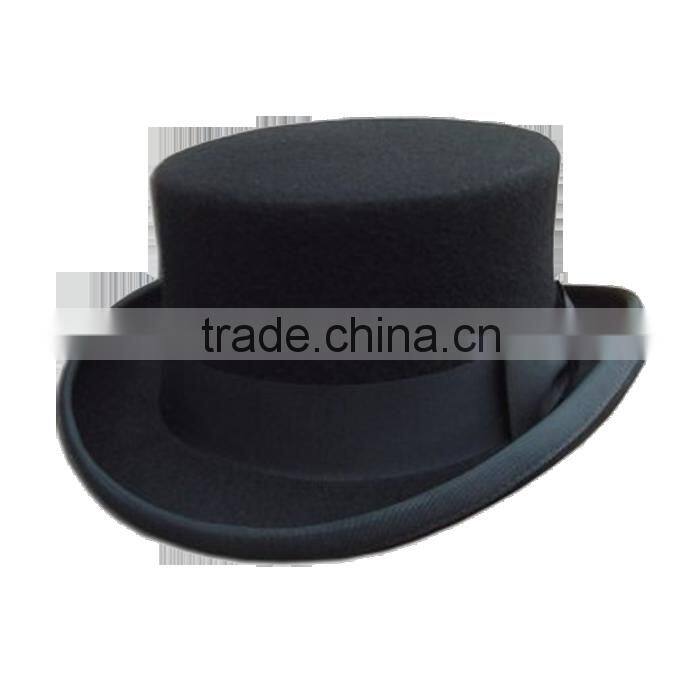 Ribbon and Rope Accessory Type and 100% Wool,100% Australian wool Material mini top hat