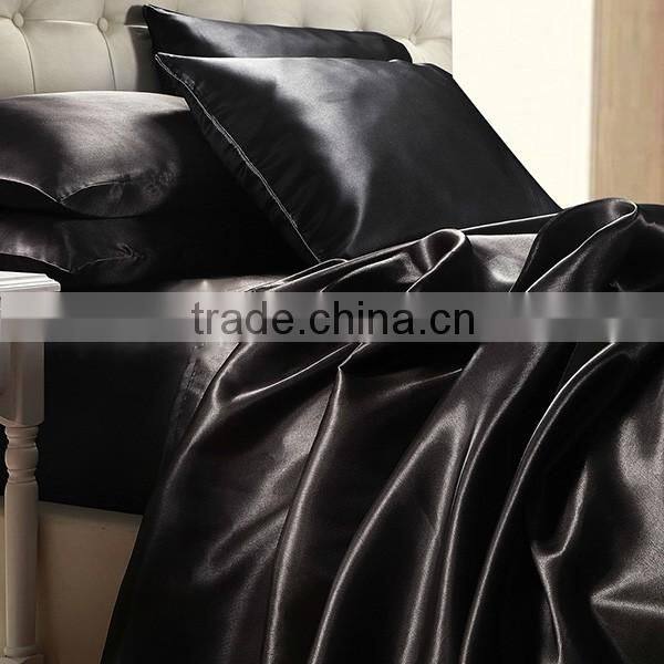 Polyester Satin Fabric for bed sheet /sleep pillow textile fabric