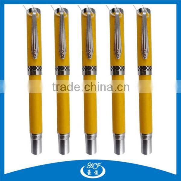 With Leather Material Metal Fountain Pen,Expensive Fountain Pen,Luxury Fountain Pen