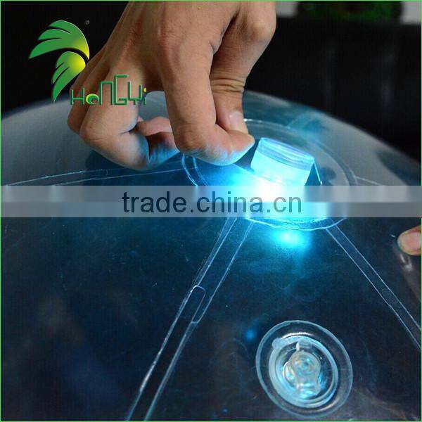 Hongyi New Magic Special 0.18mmPVC Lighting Inflatable LED balloon For Wedding Decoration