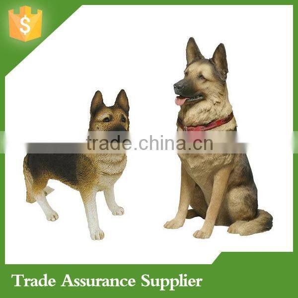 Resin Life Size Dog Statues For Home Decoration