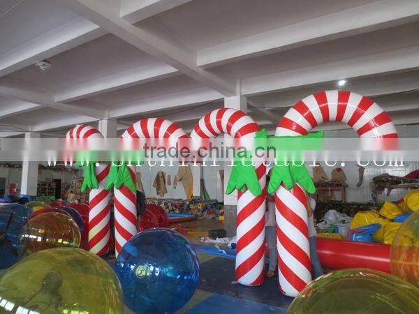 inflatable Santa Claus's crutches/ inflatable walking stick