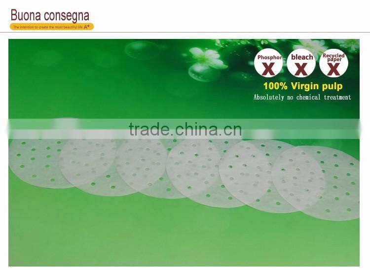 FDA approved non-stick high heat resist food grade steaming paper Dim Sum paper