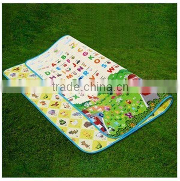 Fold slippery can roll many patterns educational baby play mat