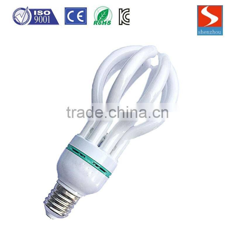 Hangzhou 4u lotus energy-saving lamp with B22/E27 base