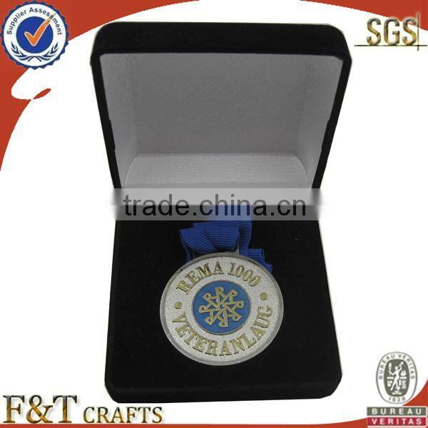 Hot sale custom cheap velvet boxes for medals