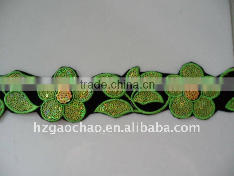 pastoralism flower design embroidery lace
