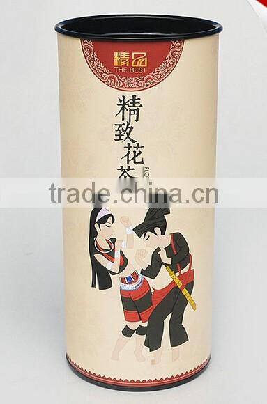 custom luxury round tea gift box packaging