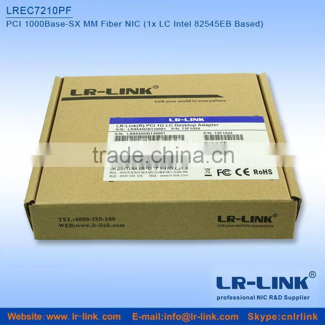 LREC7210PF Ethernet 1000M gigabit Fiber Optic PCI lan card(single fiber port)