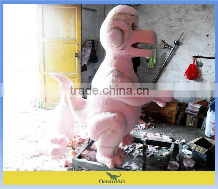 Cartoon dinosaur model for entertainment