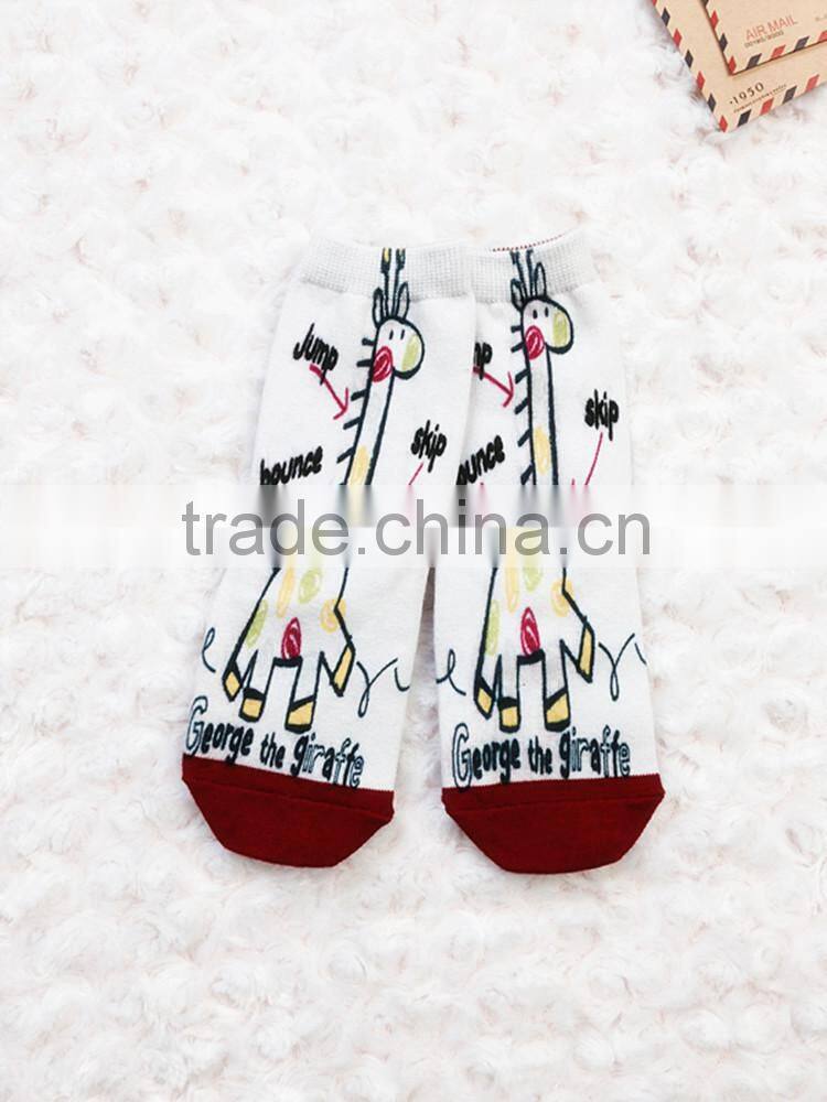 Anti-Bacterial lovely pattern high quality cartoon baby infant cotton socks