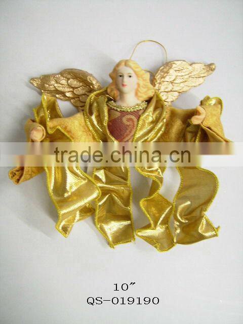 Goden christmas angel ornaments