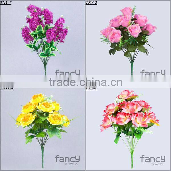 cheap beautiful decorative indoor single artificial plants