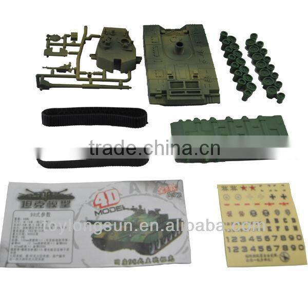 mini assembly tank toys made of ABS plastic