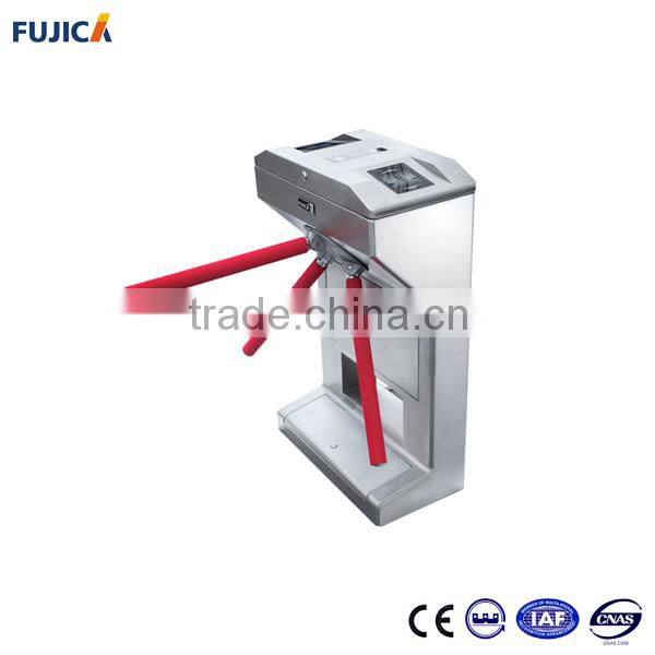 China Automatic Tripod Turnstile Gate With Drop-off Arm And Stainless Steel Housing