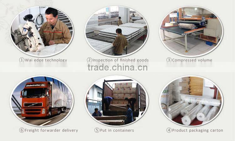 Bedroom sleeping queen size box spring bed mattress E1038