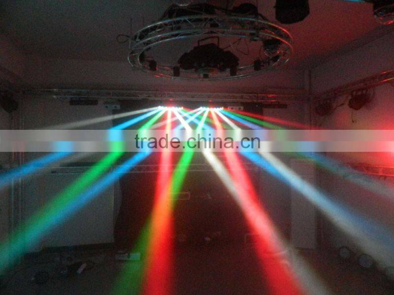 RGBW 4in1 8 Eyes Led Beam Moving Head spot Light/8lens led beam light