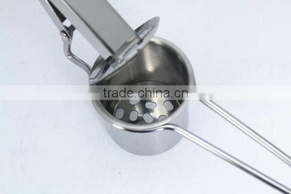 Stainless Steel Potato Ricer With 4 Disks, Potato Masher