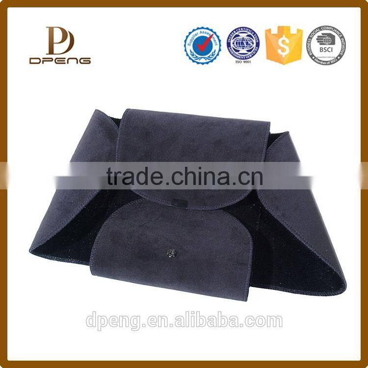High quality custom jewelry pouch travel velvet jewelry bag