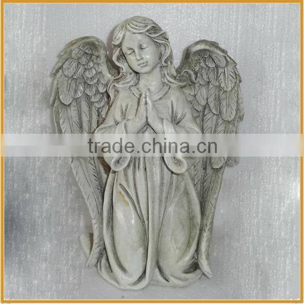 beautiful figurine resin angel figurine for home decor polyresin angel