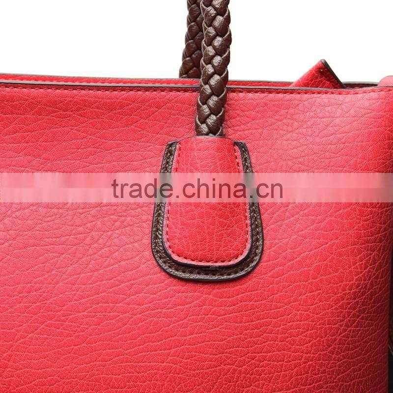 Hot fashion ladies bucket bag alibaba China cheap PU leather shoulder bag